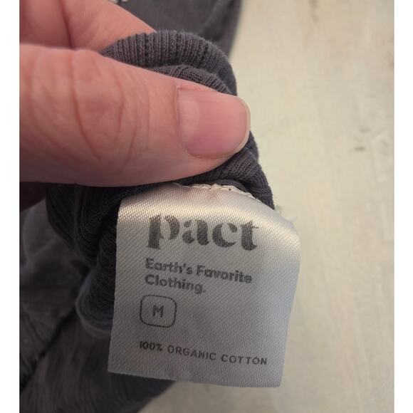 Pact Women's 100% Organic Cotton Lounge Set SZ Medium Pajamas Casual - Picture 7 of 9